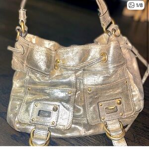 Juicy Couture Shimmering Gold vintage Shoulder Bag